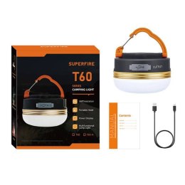 Lampa kempingowa Superfire T60, 2,5W, 1000mAh