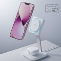 Ładowarka Bezprzewodowa 2w1 do Apple iPhone + AirPods ESR Halolock Cryoboost biała