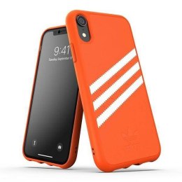 Oryginalne Etui IPHONE XR Adidas OR Moulded Case (Suede (33287)) pomarańczowe