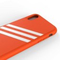 Oryginalne Etui IPHONE XR Adidas OR Moulded Case (Suede (33287)) pomarańczowe