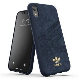 Oryginalne Etui IPHONE XR Adidas OR Moulded Case ULTRASuede (34999) niebieskie