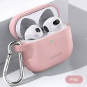 Etui APPLE AIRPODS 3 USAMS Case Silicon (BH741AP03) różowe