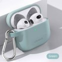 Etui APPLE AIRPODS 3 USAMS Case Silicon (BH741AP04) miętowe