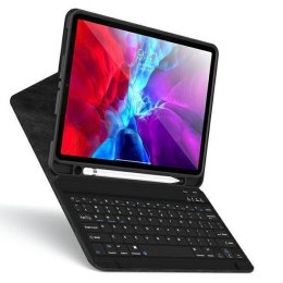 Etui APPLE IPAD AIR 10.9 (4gen) USAMS Winro Keyboard czarna klawiatura (IP109YRU01) czarne