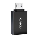 Adapter Micro USB na USB Konwerter Przejściówka OTG MicroUSB - USB KAKU (KSC-533) czarny