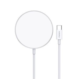 Ładowarka Indukcyjna Bezprzewodowa 5W 3A USB-C TYP C do IPHONE 12 MINI / 12 / 12 PRO / 12 PRO MAX KAKU (KSC-512) biała