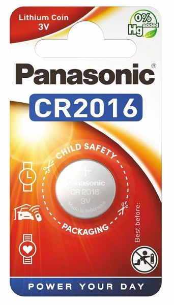 Bateria CR2016 PANASONIC (blister 1 szt.)