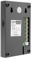 DOMOFON ''EURA'' ADP-51A3 ''DIFESA'' - 1-rodzinny, 2 unifony, interkom, grafit