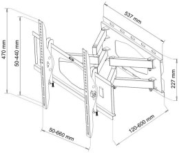 UCHWYT DO TV LCD/LED AR-65 ART 32-80