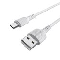 Kabel 2A 1m USB - micro USB Borofone Easy BX16 biały