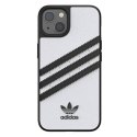 Oryginalne Etui IPHONE 13 Adidas OR Moulded Case PU biało-czarne