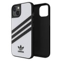 Oryginalne Etui IPHONE 13 Adidas OR Moulded Case PU biało-czarne