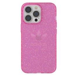 Oryginalne Etui IPHONE 13 PRO Adidas OR Protective Clear Glitter różowe