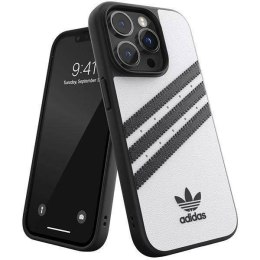 Oryginalne Etui IPHONE 14 PRO Adidas OR Moulded Case PU (50190) biało-czarne