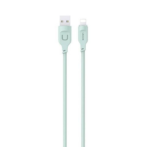 USAMS Kabel lightning Fast Charging 2,4A Lithe Series 1,2m zielony/green SJ565USB04 (US-SJ565)