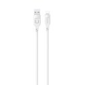 USAMS Kabel lightning Fast Charging 2,4A Lithe Series1,2m biały/white SJ565USB02 (US-SJ565)