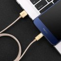 USAMS Kabel magnetyczny U-Link USB-C 1,2m 2A złoty/gold pleciony TCLD03 (US-SJ143) Fast Charge