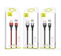 USAMS Kabel magnetyczny U28 lightning 2.4A Fast Charge 1m pleciony szary/grey SJ326USB03 (US-SJ326)