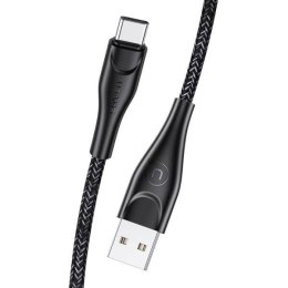 USAMS Kabel pleciony U41 USB-C 1m 2A czarny/black SJ392USB01 (US-SJ392) Fast Charge