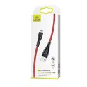 USAMS Kabel pleciony U41 microUSB 1m 2A czerwony/red SJ393USB02 (US-SJ393) Fast Charge