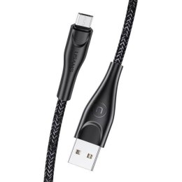 USAMS Kabel pleciony U41 microUSB 3m 2A czarny/black SJ399USB01 (US-SJ399) Fast Charge