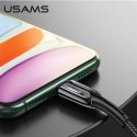 USAMS Kabel pleciony U42 USB-C na Lightn ing 30W PD Fast Charge 1.2m czarny/black SJ401USB01 (US-SJ401)