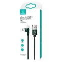 USAMS Kabel pleciony obrotowy U60 2A microUSB zielony/green 1m SJ478USB02 (US-SJ478)