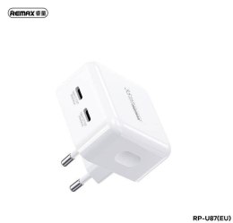 ŁAD SIEC REMAX FIYEO SERIES 35W RP-U87 2xUSB-C PD QC WHITE