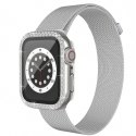 Etui do APPLE WATCH 4 / 5 / 6 / SE (40MM) Diamond Bumper srebrne