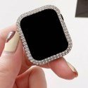 Etui do APPLE WATCH 4 / 5 / 6 / SE (40MM) Diamond Bumper srebrne