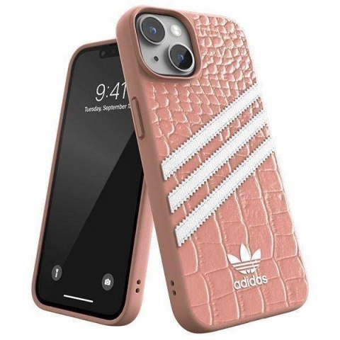 Oryginalne Etui IPHONE 14 Adidas OR Samba Alligator (50199) różowe