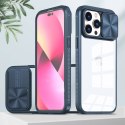 Etui APPLE IPHONE 15 Camslider granatowe