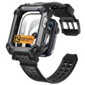 Etui + Szkło Hartowane APPLE WATCH 4 / 5 / 6 / 7 / 8 / SE ( 44 / 45 MM) Supcase Unicorn Beetle Pro & Tempered Glass czarne