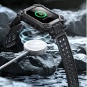 Etui + Szkło Hartowane APPLE WATCH 4 / 5 / 6 / 7 / 8 / SE ( 44 / 45 MM) Supcase Unicorn Beetle Pro & Tempered Glass czarne