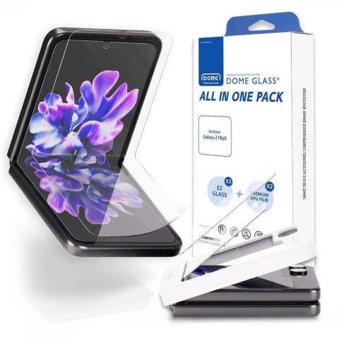 Folia Ochronna SAMSUNG GALAXY Z FLIP 5 Whitestone ALL-IN-ONE 2-SET Clear