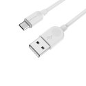 Kabel 2.4A 1m USB - Micro USB Borofone BX14 biały