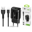 Ładowarka Sieciowa 18W 3A QC3.0 + Kabel USB Typ C Extreme Ampere ATCU3QC30B+CC USB-C Quick Charge 3.0 czarny