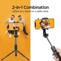 Selfie Stick + Tripod Bezprzewodowy Spigen S540W Wireless czarne