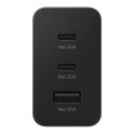 Ład. siec. Samsung EP-T6530NB PD 65W 3w1 2xUSB-C 1xUSB-A czarny/black