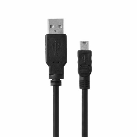 Kabel 1A 1m USB - Mini USB Bulk czarny