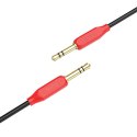 Kabel AUX 1m minijack 3,5mm - minijack 3,5mm Hoco UPA11 czerwony