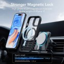 Etui APPLE IPHONE 15 PLUS ESR Classic Kickstand Halolock MagSafe transparentne czarne