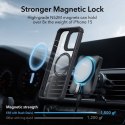 Etui APPLE IPHONE 15 PRO MAX ESR Armor Tough Kickstand Halolock MagSafe transparentne czarne