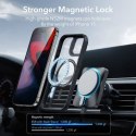 Etui IPHONE 15 PRO MAX ESR Classic Kickstand Halolock MagSafe transparentne czarne