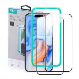 Szkło Hartowane APPLE IPHONE 15 ESR Tempered Glass 2-pack czarne