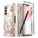 Etui SAMSUNG GALAXY Z FOLD 5 Supcase Cosmo Pen Marble Pink wzór