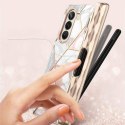 Etui SAMSUNG GALAXY Z FOLD 5 Supcase Cosmo Pen Marble Pink wzór