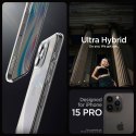 Etui APPLE IPHONE 15 PRO Spigen Ultra Hybrid Crystal Clear transparentne