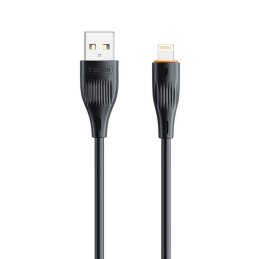 Kabel 3A 1m USB - Lightning T-Phox X-Lite czarny