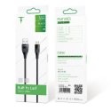 Kabel 3A 1m USB - Micro USB T-Phox X-Lite czarny